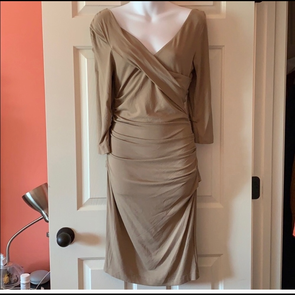 Venus taupe dress